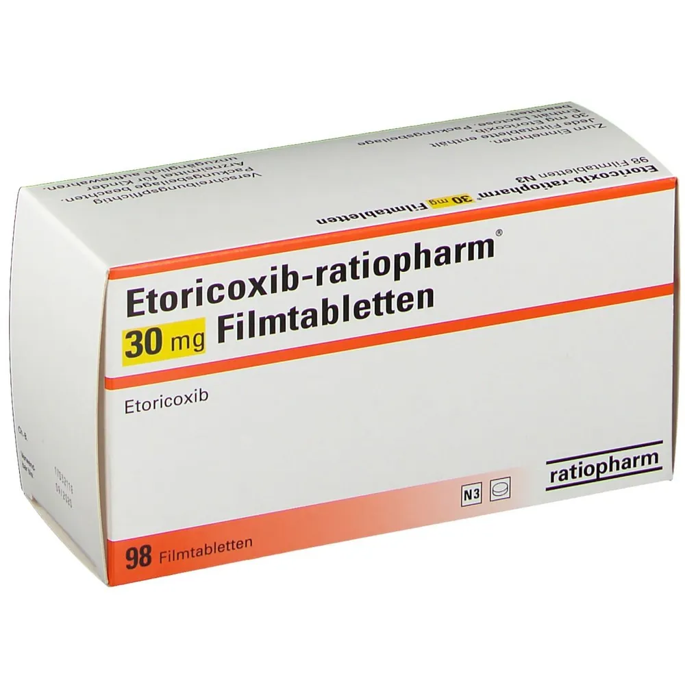 Etoricoxib Teva-Ratiopharm 30 mg compresse rivestite con film EFG compresse, rivestite con film