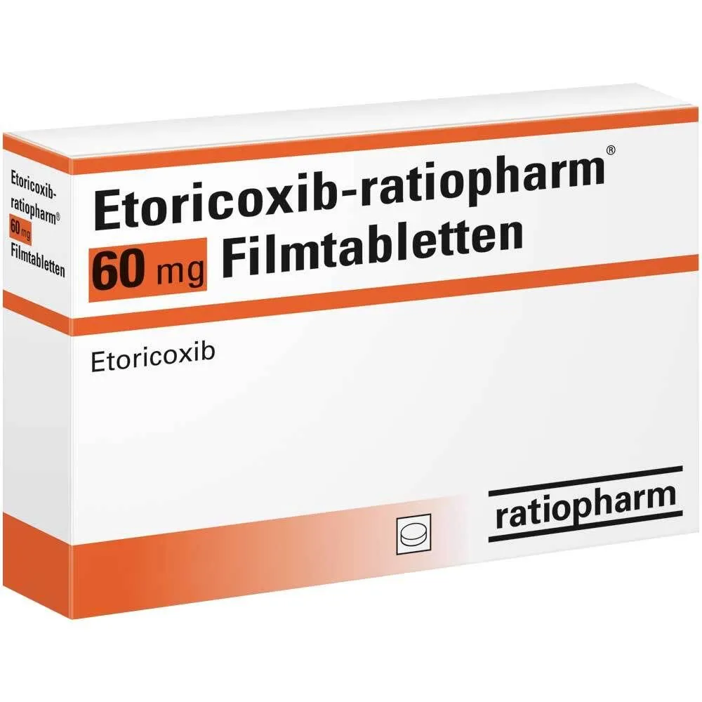 Etoricoxib Teva-Ratiopharm 60 mg compresse rivestite con film EFG compresse, rivestite con film