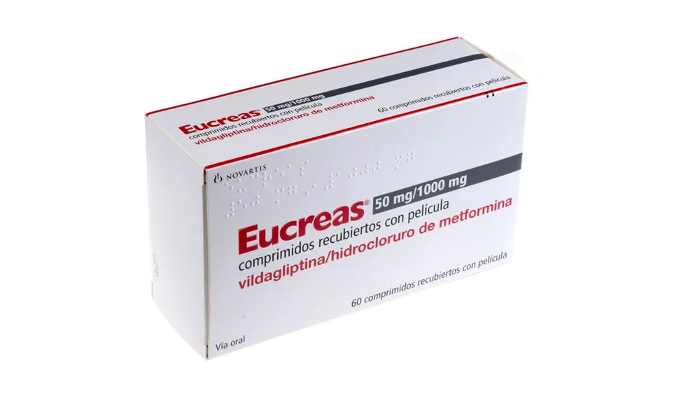 Eucreas 50 mg/1000 mg film-coated tablets tablets, film-coated