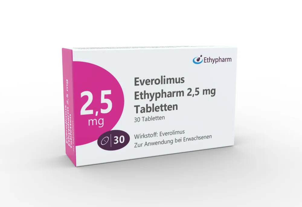Everolimus Ethypharm 2.5 mg tablets EFG tablets
