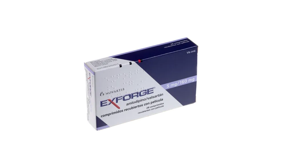 Exforge 5 mg/160 mg compresse rivestite con film compresse, rivestite con film