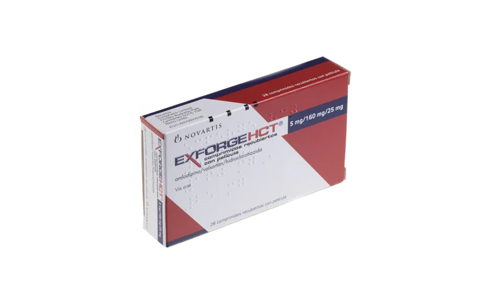 Exforge HCT 5 mg/160 mg/25 mg film-coated tablets tablets, film-coated