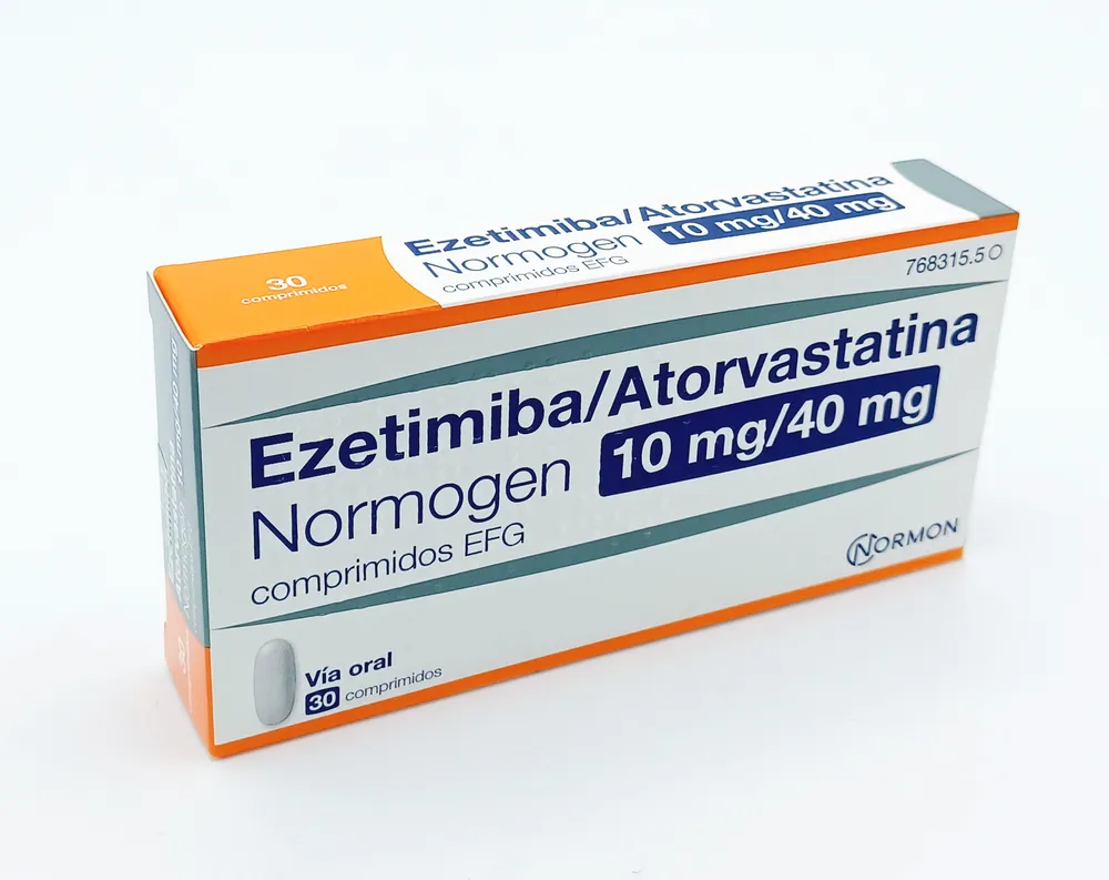 Ezetimiba/atorvastatina Normogen 10 mg/40 mg compresse EFG compresse