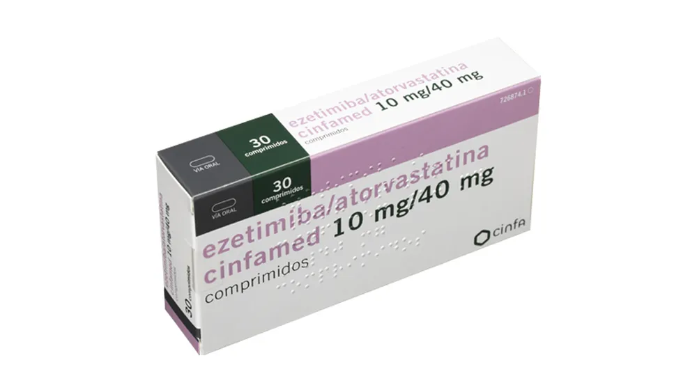 Ezetimiba/atorvastatina Sandoz Farmacéutica 10 mg/40 mg compresse rivestite con film EFG compresse, rivestite con film