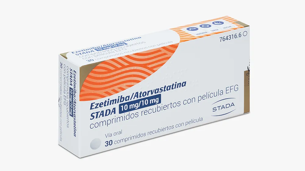 Ezetimibe/atorvastatin Stada 10 mg/10 mg film-coated tablets EFG tablets, film-coated