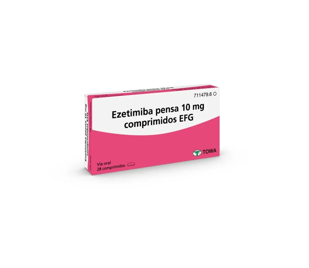 EZETIMIBA PENSA 10 MG COMPRIMIDOS EFG COMPRIMIDO