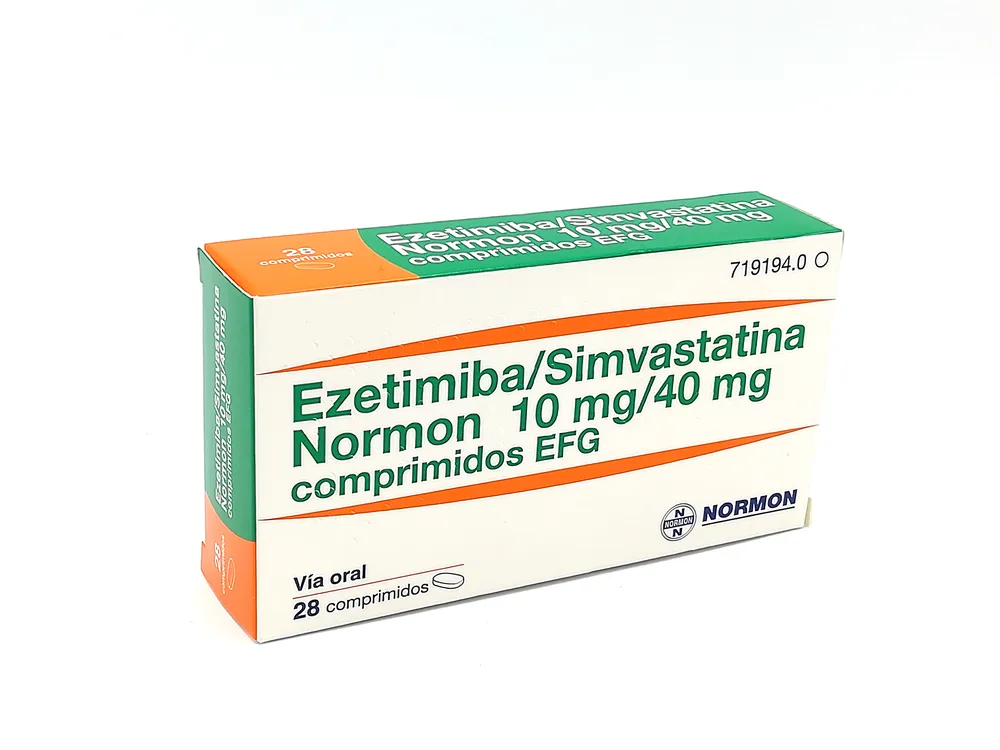 Ezetimibe/simvastatin Kern Pharma 10 mg/40 mg tablets EFG tablets