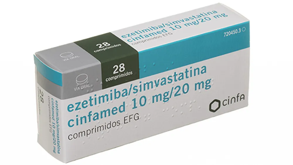 Ezetimibe/simvastatin Normon 10 mg/20 mg tablets EFG tablets