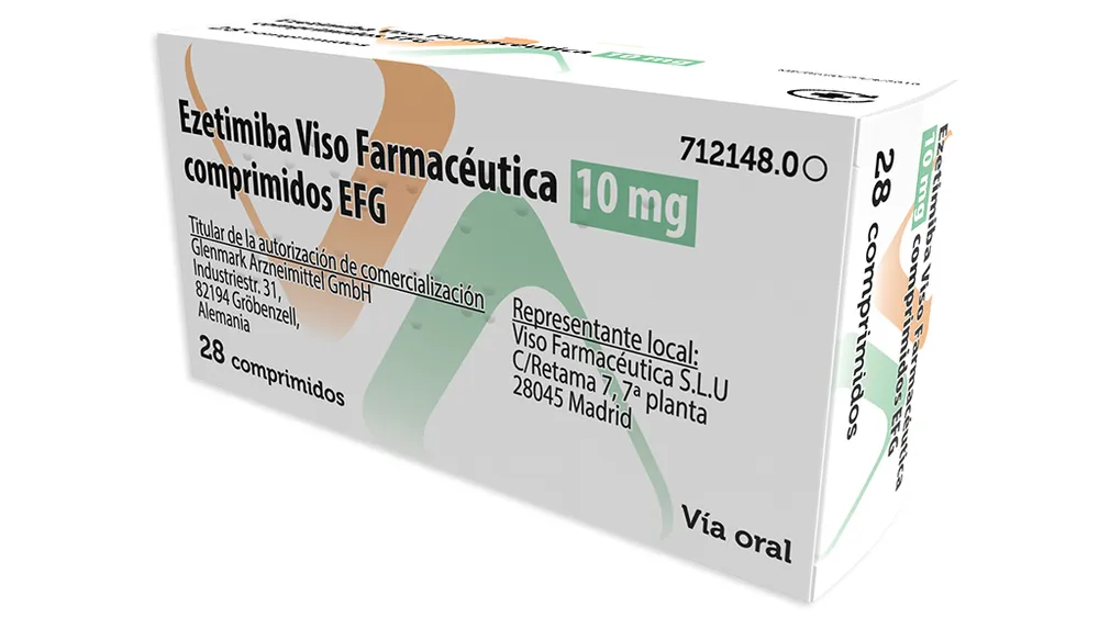Ezetimibe Viso Farmaceutica 10 mg tablets EFG tablets