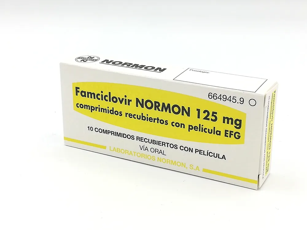 Famciclovir Normon 125 mg compresse rivestite con film EFG compresse, rivestite con film