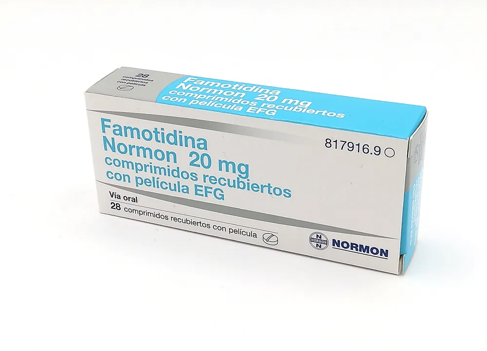 Famotidine Normon 20 mg film-coated tablets EFG tablets, film-coated