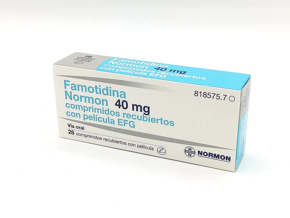 Famotidine Normon 40 mg film-coated tablets EFG tablets, film-coated