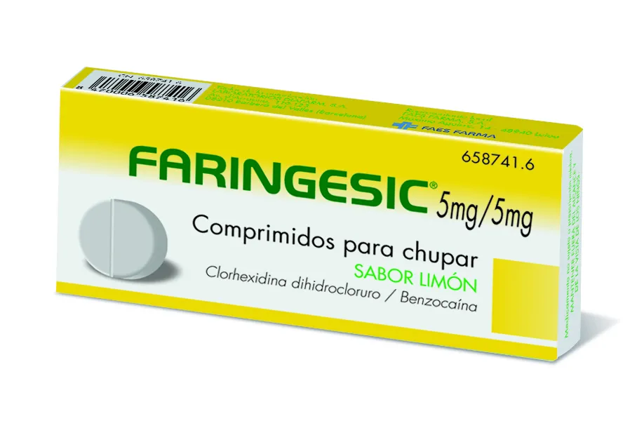 Farigesic 5 mg/5 mg lozenges lemon flavour lozenges, for sucking