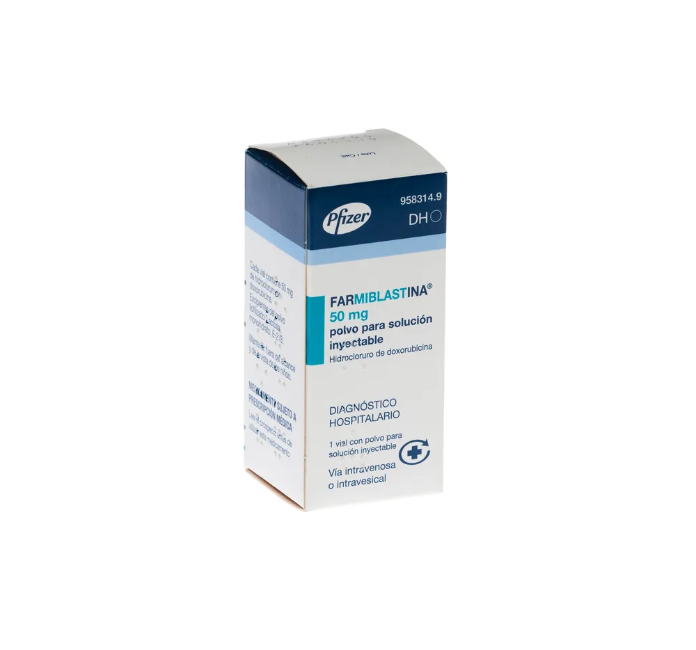 FARMIBLASTINA 50 mg POLVO PARA SOLUCION INYECTABLE POLVO PARA SOLUCIÓN INYECTABLE