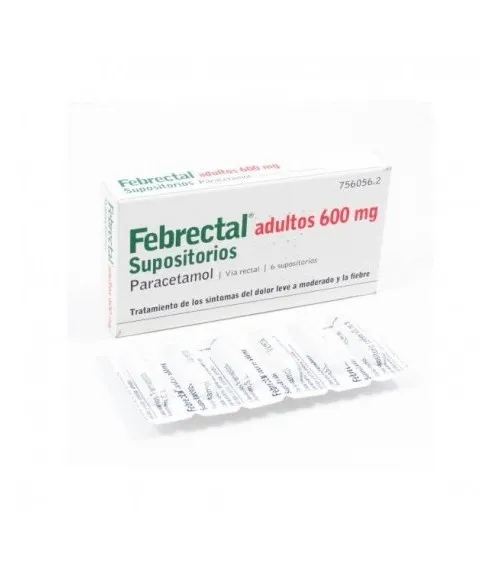 Febrectal Adultos 600 mg suppositories suppositories