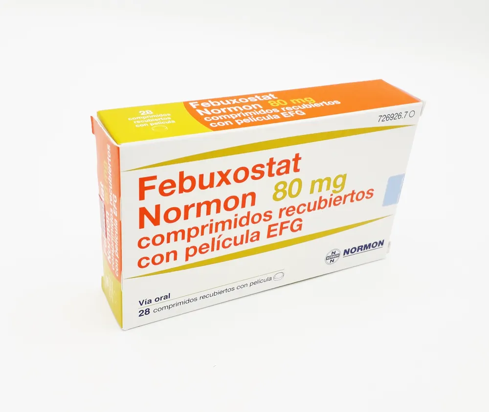 Febuxostat Normon 80 mg film-coated tablets EFG tablets, film-coated