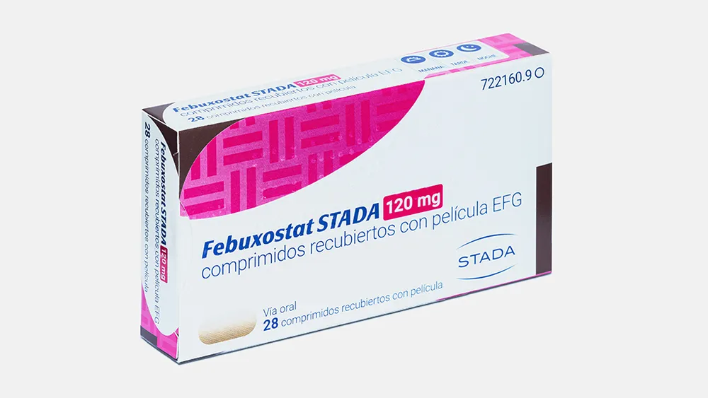 Febuxostat STADA 120 mg film-coated tablets EFG tablets, film-coated