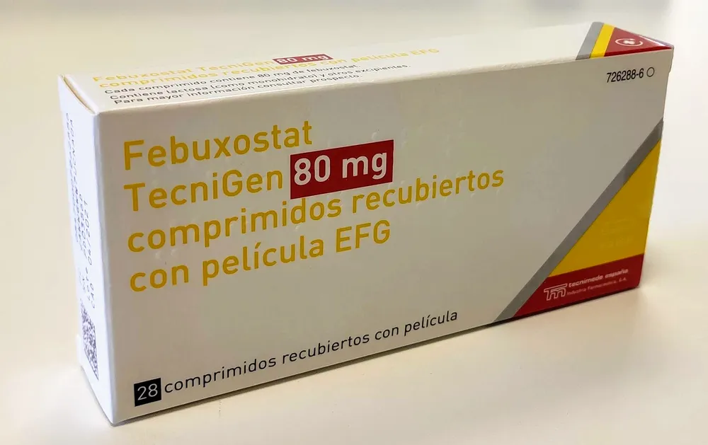 Febuxostat Tecnigen 80 mg film-coated tablets EFG tablets, film-coated