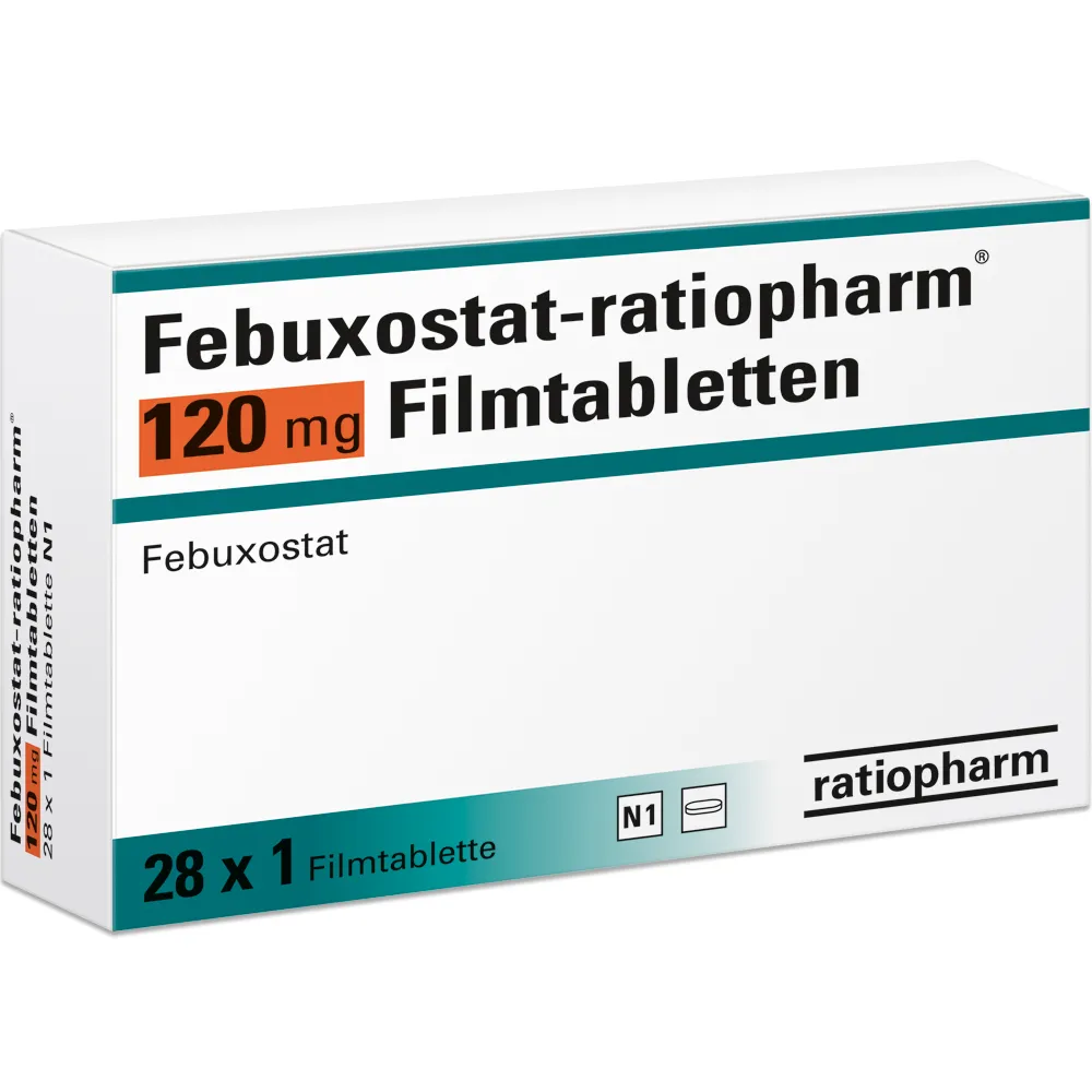 Febuxostat Teva-Ratiopharm 120 mg compresse rivestite con film EFG compresse, rivestite con film