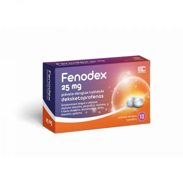 Fenodex 25 mg compresse rivestite con film EFG compresse, rivestite con film