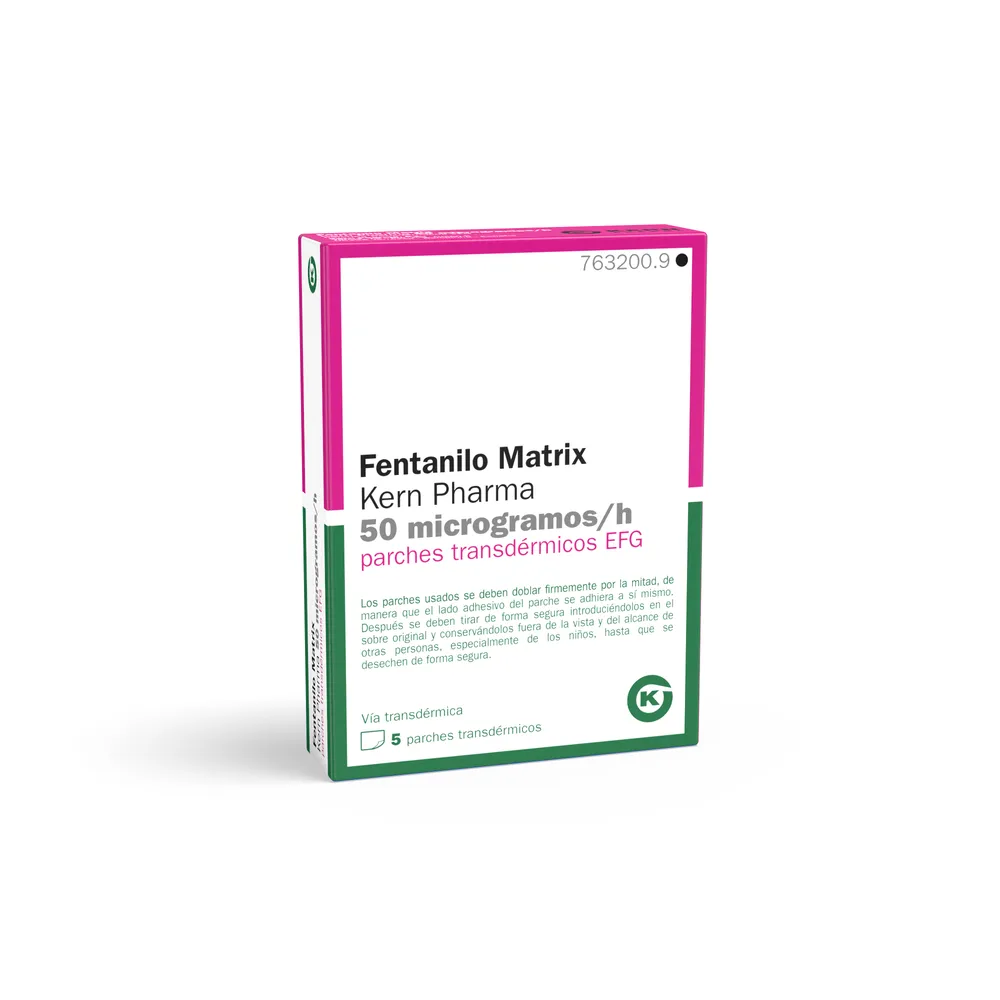 Фентанил Матрикс Керн Фарма 50 мкг/ч трансдермальные пластиры ЕФГ пластырь трансдермальный