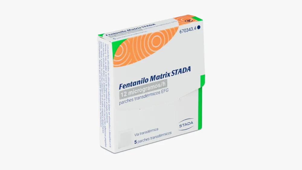 Fentanyl Matrix Stada 12 micrograms/h transdermal patches EFG patches, transdermal