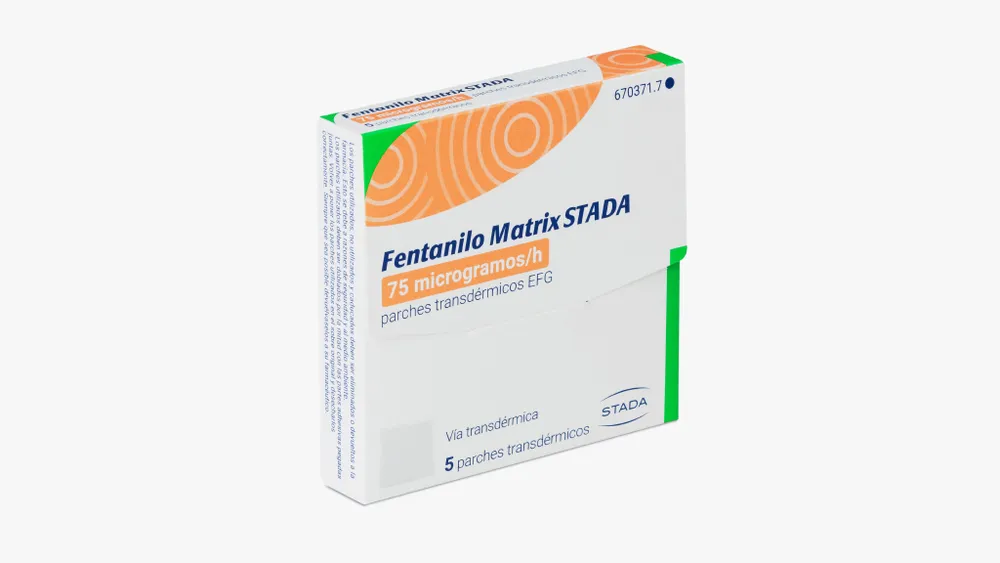 FENTANILO MATRIX STADA 75 microgramos/H PARCHES TRANSDERMICOS EFG PARCHE TRANSDÉRMICO