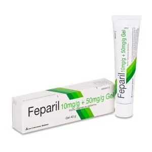 Feparil 10 mg/g + 50 mg/g gel gel