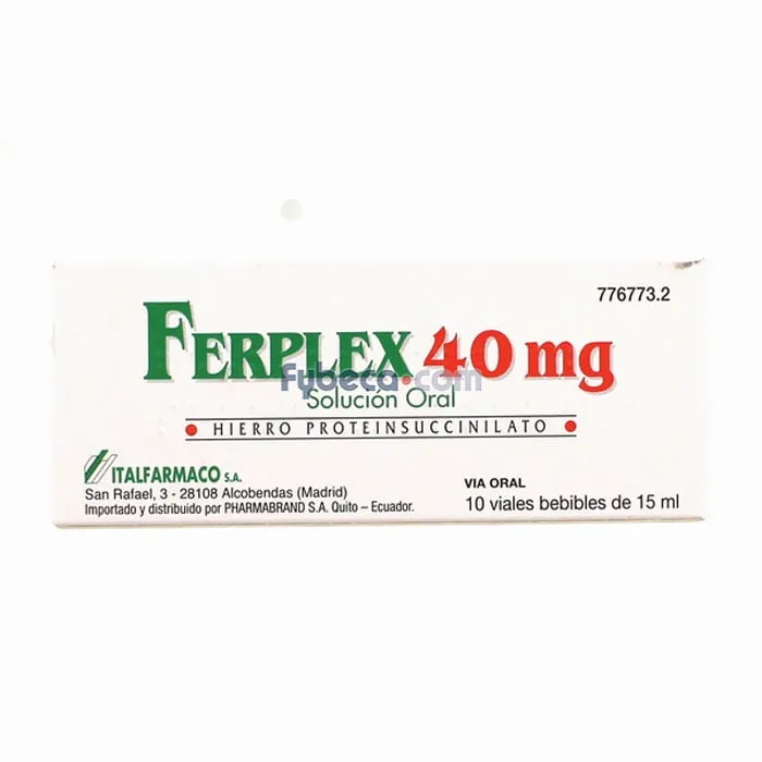 Ferplex 40 mg soluzione orale soluzione, orale