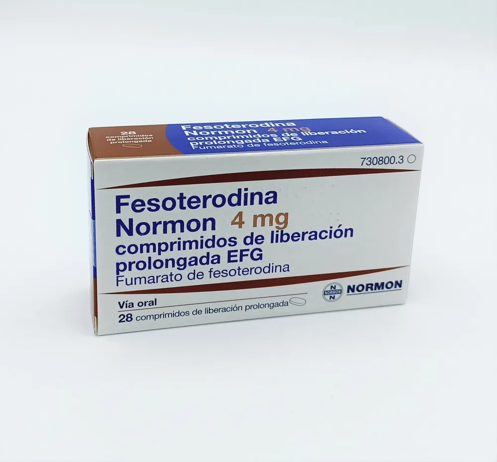 Fesoterodine Alter 4 mg prolonged-release tablets EFG tablets, prolonged-release