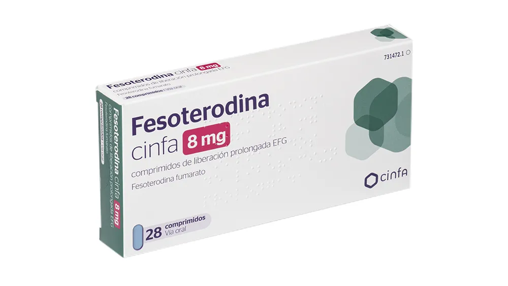 Fesoterodina Cinfa 8 mg compresse a rilascio prolungato EFG compresse, a rilascio prolungato