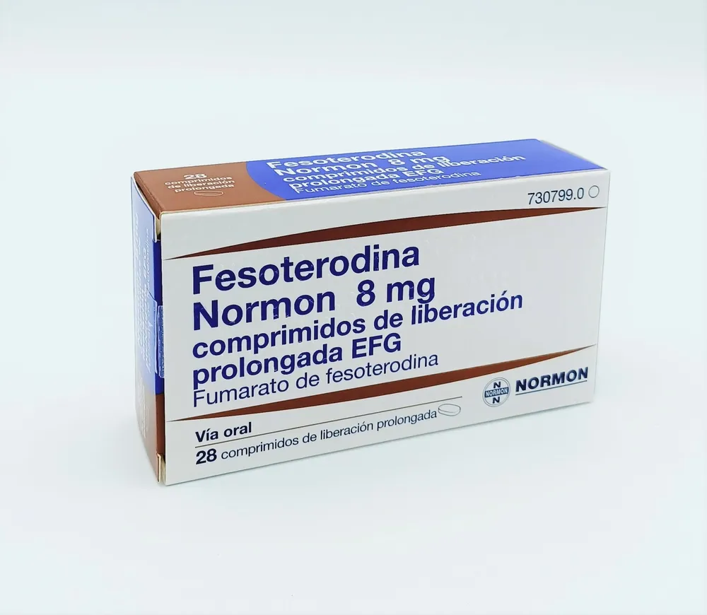 Fesoterodine Normon 8 mg prolonged-release tablets EFG tablets, prolonged-release