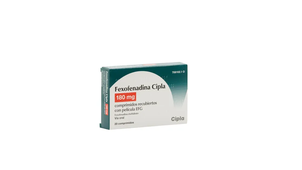 Fexofenadine Cipla 180 mg film-coated tablets EFG tablets, film-coated