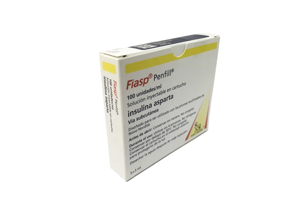 Fiasp 100 units/ml solution for injection in cartridge solution for injection in cartridge