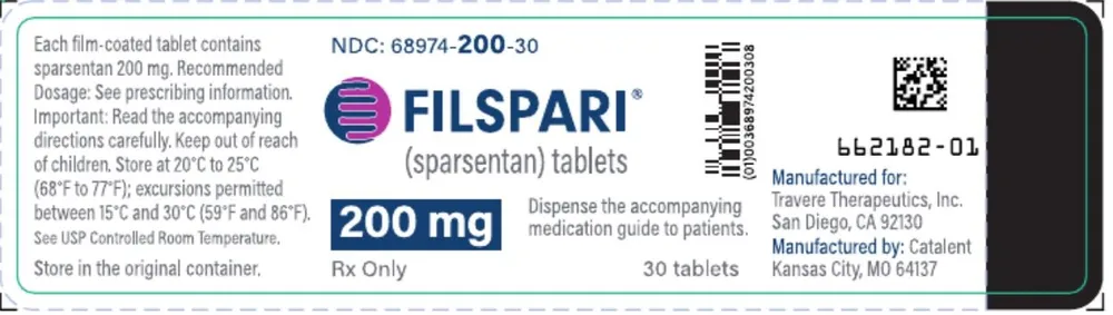 Filspari 200 mg compresse rivestite con film compresse, rivestite con film