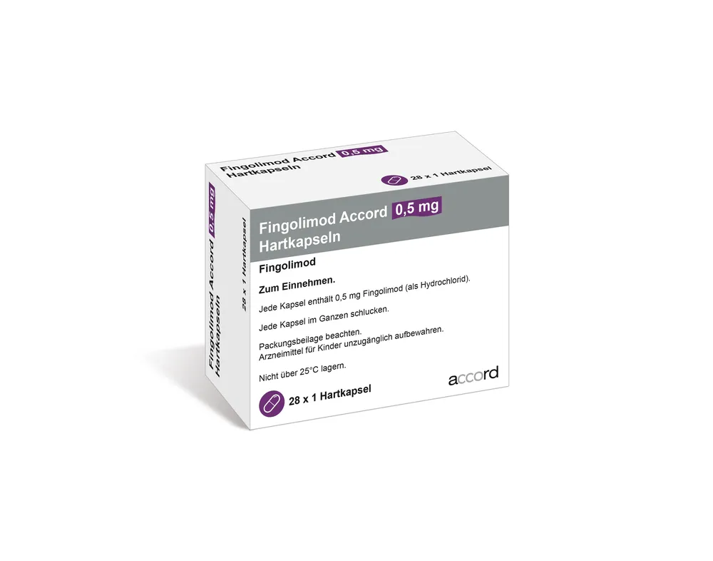 Fingolimod Accord 0.5 mg hard capsules EFG capsules, hard