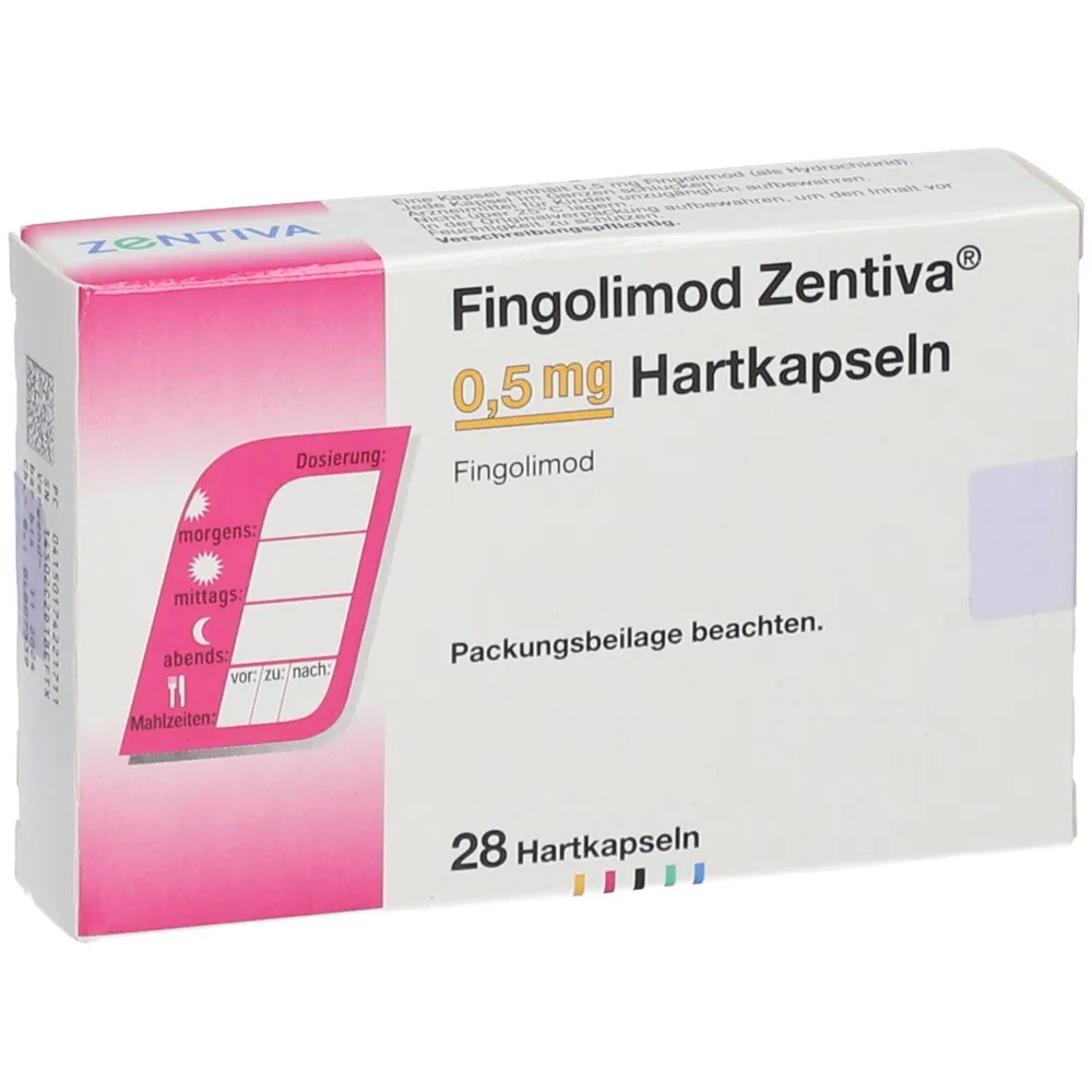 Fingolimod Zentiva 0.5 mg hard capsules EFG capsules, hard