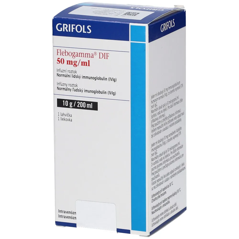 Flebogamma Dif 50 mg/ml solution for infusion solution for infusion