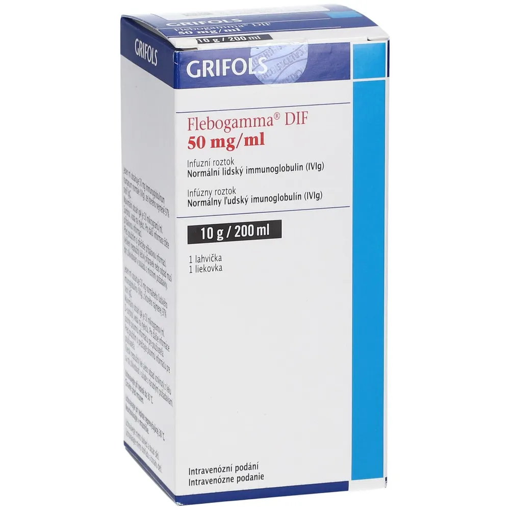 Flebogamma Dif 50 mg/ml solution for infusion solution for infusion