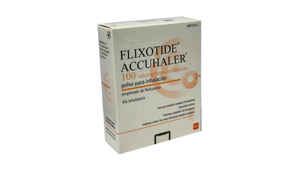 Flixotide Accuhaler 100 micrograms/inhalation, inhalation powder powder for inhalation