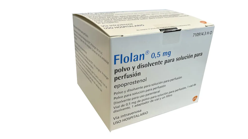 Flolan 0,5 mg polvere e solvente per soluzione per infusione polvere e solvente per soluzione per infusione