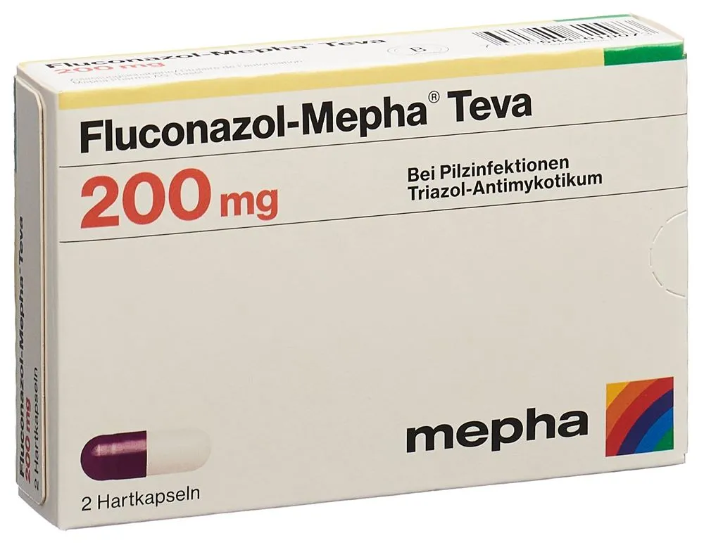 Флуконазол Тева 200 мг капсулы твёрдые ЕФГ капсулы твердые