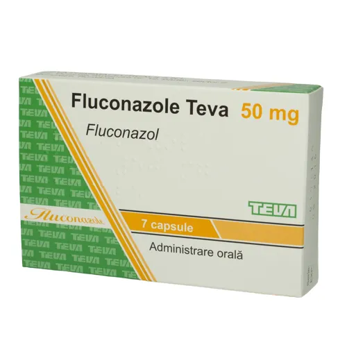 Fluconazole Teva 50 mg hard capsules EFG capsules, hard