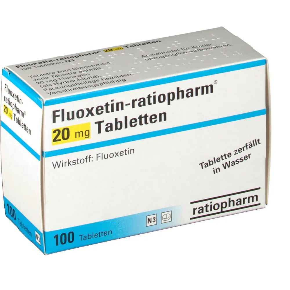 Fluoxetina Teva-Ratiopharm 20 mg compresse dispersibili EFG compresse, dispersibili