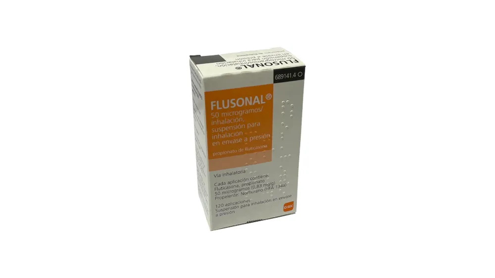 Flusonal 50 micrograms/inhalation, suspension for inhalation in pressurized container suspension for inhalation in pressurized container