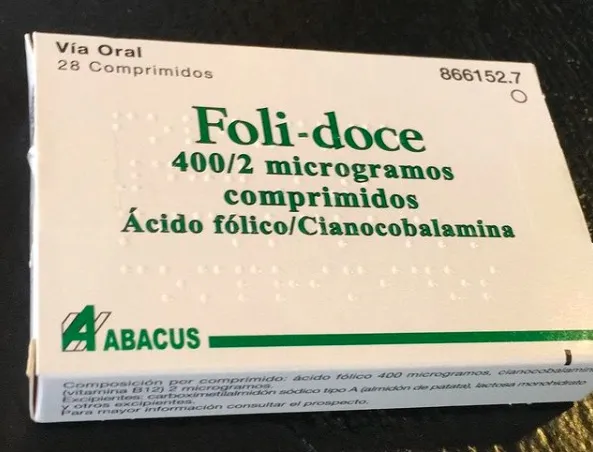 Foli-Doce 400/2 micrograms tablets tablets