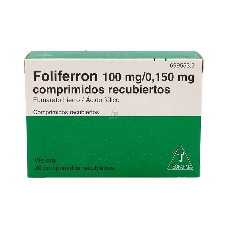 Foliferron 100 mg / 0,150 mg compresse rivestite compresse, rivestite con film