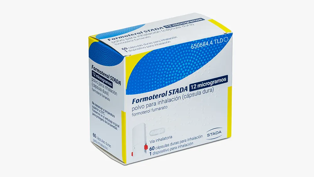 Formoterol Stada 12 micrograms inhalation powder (hard capsule) powder for inhalation, hard capsule