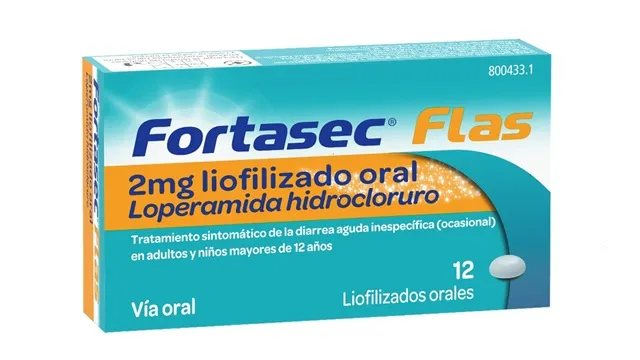 Fortasec Flas 2 mg oral lyophilisate powder for preparation of oral solution