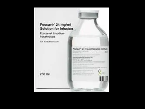 Foscavir 24 mg/ml solution for infusion solution for infusion